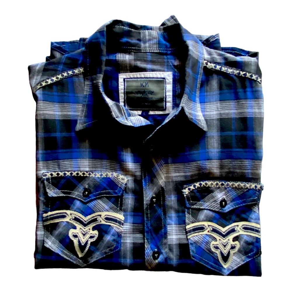 - - Km (King Maker) Super Cool Button Down. - image 1